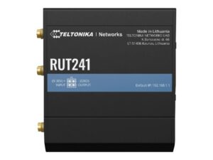 original Teltonika | LTE Router | RUT241 | 802.11n | 10/100 Mbit/s | Ethernet LAN (RJ-45) ports 1 | Mesh Support No | MU-MiMO No | 2G/3G/4G | Antenna type 2 x SMA for LTE, 1 x RP-SMA for WiFi