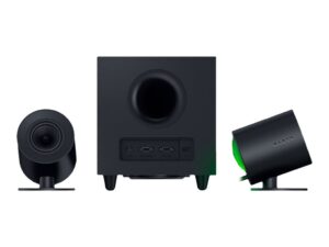 Razer | Gaming Speakers with wired subwoofer | Nommo V2 – 2.1 | Bluetooth | Black