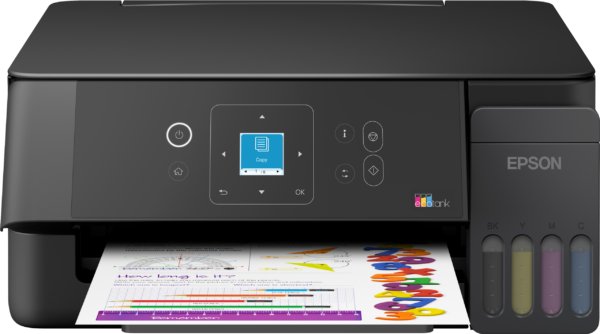 Epson EcoTank | L3360 | Inkjet | Colour | Multifuction Printer | A4 | Wi-Fi | Black