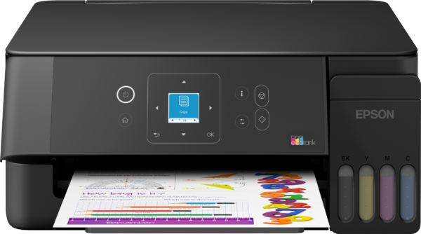 original Epson EcoTank | L3361 | Inkjet | Colour | Multifuction Printer | A4 | Wi-Fi | Black