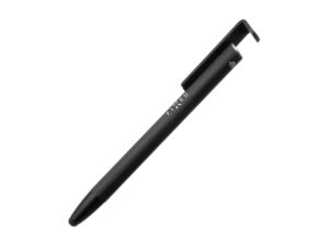 original Fixed | Pen With Stylus and Stand | 3 in 1 | Pencil | Stylus for capacitive displays; Stand for phones and tablets | Black