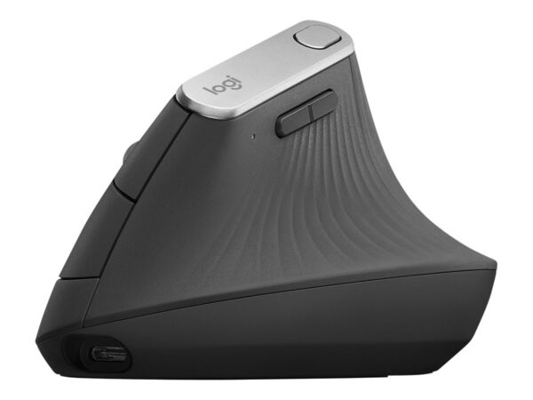 original Logitech | Ergonomic Mouse | MX VERTICAL | Wireless | USB, Bluetooth | Graphite