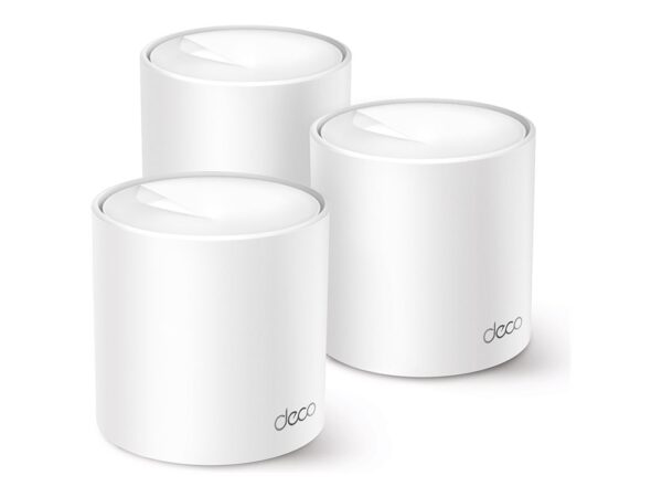 TP-LINK | AX1500 Whole Home Mesh Wi-Fi 6 System | Deco X10 (3-pack) | 802.11ax | 10/100/1000 Mbit/s | Ethernet LAN (RJ-45) ports 1 | Mesh Support Yes | MU-MiMO Yes | No mobile broadband | Antenna type Internal