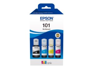 original Epson Ink Consumables 4-colour | 101 EcoTank | Ink Bottle | Multipack