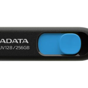 ADATA | USB Flash Drive | UV128 | 256 GB | USB Type-A | Black/Blue