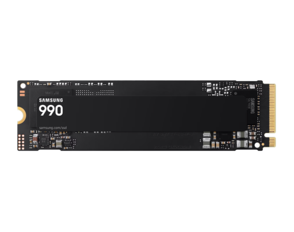 original Samsung 990 | 2000 GB | SSD form factor M.2 2280 | Solid-state drive interface PCIe 4.0 x4 NVMe | Read speed 7250 MB/s | Write speed 6450 MB/s