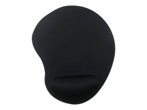 original Gembird | Mouse Pad with Soft Wrist Support | MP-ERGO-01 | 240 x 200 x 4 mm | Black