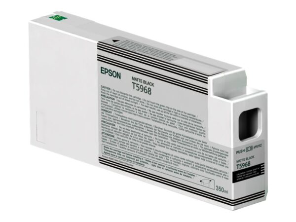 original Epson Singlepack Matte Black T59680N UltraChrome HDR 350 ml | Epson Epson | T5968 | Epson T5968 - matte black - original - ink cartridge | Ink cartridge | Matte black