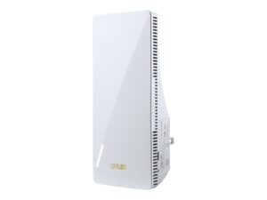 original Asus | AX3000 Dual-band WiFi 6 Range Extender (EU) | RP-AX58 | 802.11ax | 574+2402 Mbit/s | 10/100/1000 Mbit/s | Ethernet LAN (RJ-45) ports 1 | Mesh Support Yes | MU-MiMO No | No mobile broadband | Antenna type Internal