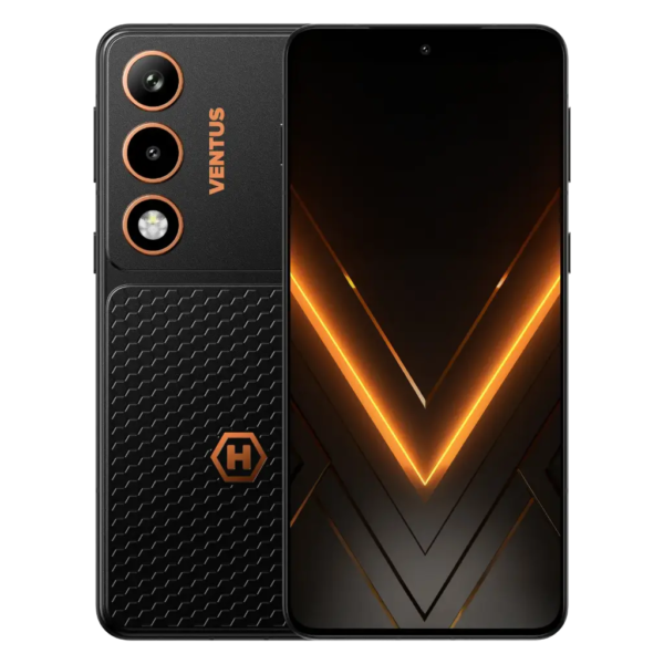 original Hammer Ventus 5G | Smartphone | Black | 6.77 " | AMOLED | 2392 x 1080 pixels | MediaTek | Dimensity 7100 | Internal RAM 8 GB | 256 GB | Dual SIM | 3G | 4G | 5G | Main camera resolution 108 MP | Android | Secondary camera resolution 32 MP | 16 | 5000 mAh