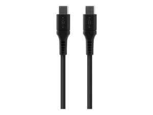 original Fixed | Liquid Silicone Cable USB-C/USB-C, 1.2m, 60W | FIXDLS-CC12-BK