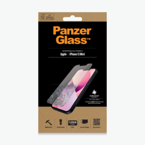 PanzerGlass | Clear Screen Protector | Apple | iPhone 13 Mini | Tempered glass | Antibacterial glass; Resistant to scratches and bacteria; Shock absorbing; Easy to install PanzerGlass | Clear Screen Protector | Apple | iPhone 13 Mini | Tempered glass | Antibacterial glass; Resistant to scratches and bacteria; Shock absorbing; Easy to install