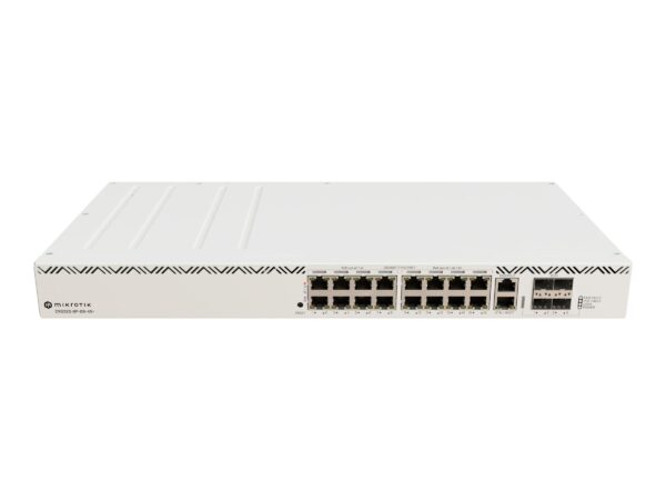 MikroTik | Cloud Router Switch | CRS320-8P-8B-4S+RM with RouterOS v7, 2U rackmount Enclosure | Mesh Support No | MU-MiMO No | No mobile broadband