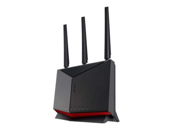 original Asus | Wireless Wifi 7 Dual Band Gigabit Router | RT-BE86U | 802.11be | 6800 Mbit/s | Ethernet LAN (RJ-45) ports 5 | Mesh Support Yes | MU-MiMO No | 4G/5G | Antenna type External/Internal | 2