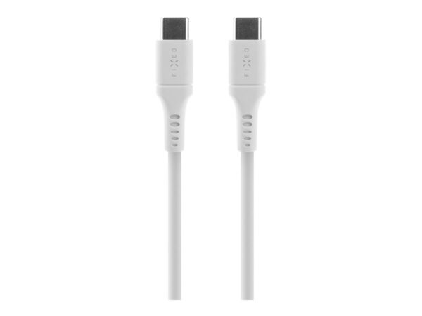 original Fixed | Liquid Silicone Cable USB-C/USB-C, 2m, 60W | FIXDLS-CC2-WH