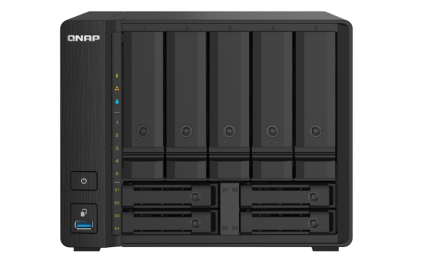 original QNAP | 9-Bay QTS NAS | TS-932PX-4G | Up to 9 HDD/SSD Hot-Swap | AnnapurnaLabs Alpine | AL324 ARM Cortex-A57 Quad-Core | Processor frequency 1.7 GHz | 4 GB | DDR4