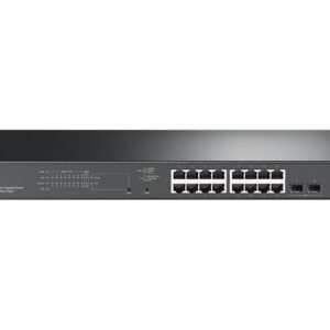 TP-LINK | SG2218P | JetStream 18-Port Gigabit Smart Switch with 16-Port PoE+ | Rack-mountable | Managed TP-LINK | SG2218P | JetStream 18-Port Gigabit Smart Switch with 16-Port PoE+ | Rack-mountable | Managed