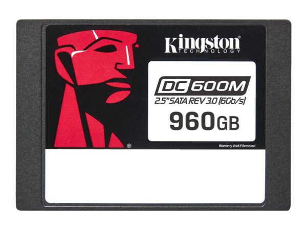original Kingston DC600M | 960 GB | SSD form factor 2.5" | Solid-state drive interface SATA Rev. 3.0 | Read speed 560 MB/s | Write speed 530 MB/s