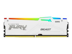 Kingston KF560C30BWEA-16 16GB 6000MT/s DDR5 CL30 DIMM FURY Beast White RGB EXPO | Kingston