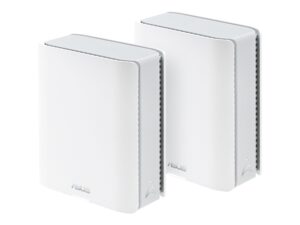 original Asus | Dual-band WiFi 7 AiMesh Extendable Router | ZenWiFi BD4 (2pk) | 802.11be | 3600 Mbit/s | 3600 Mbit/s | Ethernet LAN (RJ-45) ports 2 | Mesh Support Yes | MU-MiMO Yes | Antenna type Internal