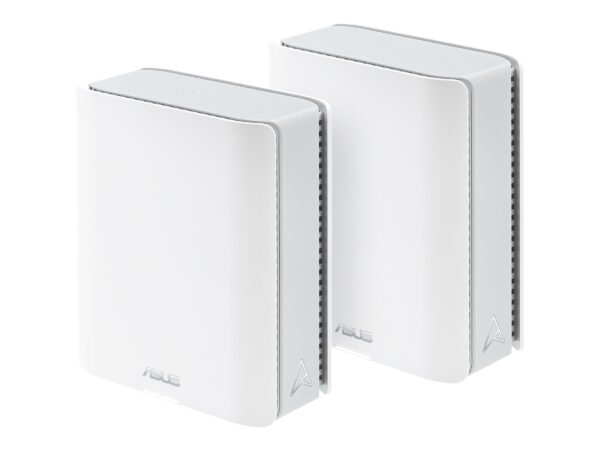 original Asus | Dual-band WiFi 7 AiMesh Extendable Router | ZenWiFi BD4 (2pk) | 802.11be | 3600 Mbit/s | 3600 Mbit/s | Ethernet LAN (RJ-45) ports 2 | Mesh Support Yes | MU-MiMO Yes | Antenna type Internal