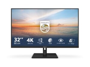 original Philips | 32E1N1800LA/00 | 31.5 ” | VA | 16:9 | 60 Hz | 4 ms | 3840 x 2160 pixels | 300 cd/m² | HDMI ports quantity 2