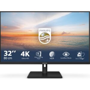 Philips | 32E1N1800LA/00 | 31.5 ” | VA | 16:9 | 60 Hz | 4 ms | 3840 x 2160 pixels | 300 cd/m² | HDMI ports quantity 2