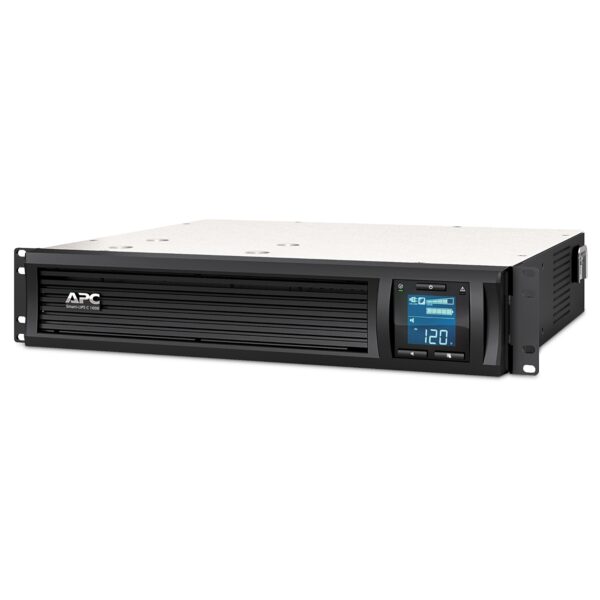 original Schneider Electric APC Smart-UPS C, Rackmount 2U, 4x IEC C13 outlets, SmartConnect port, USB and serial communication, AVR, graphic LCD | SMC1000I-2UC | 1000 VA | 600 W | 230 V