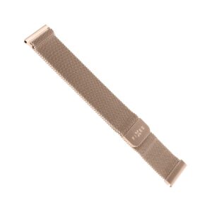 Fixed | Mesh Strap with Quick Release, 18mm, Stainless Steel Mesh Strap for Smartwatch | Gold