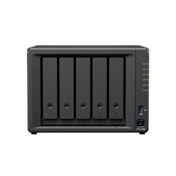 original Synology DiskStation | DS1525+ | AMD Ryzen | V1500B | 8 GB | DDR4 | Black