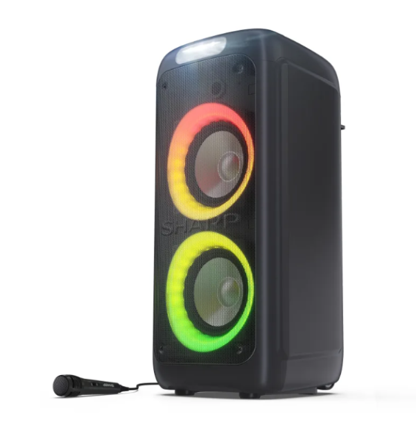 original Sharp PS-949 Party Speaker with Built-in Battery | Sharp | Party Speaker | PS-949 XParty Street Beat | 132 W | Waterproof | Bluetooth | Wireless connection | Portable | Black