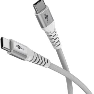 Goobay | USB-C Supersoft Textile Cable with Metal Plugs | 70193