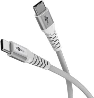 original Goobay | USB-C Supersoft Textile Cable with Metal Plugs | 70193