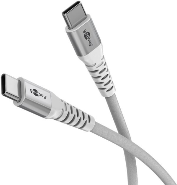 Goobay | USB-C Supersoft Textile Cable with Metal Plugs | 70193