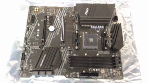 SALE OUT. MSI B550-A PRO | Processor family AMD | Processor socket AM4 | DDR4 DIMM | Memory slots 4 | Supported hard disk drive interfaces SATA, M.2 | Number of SATA connectors 6 | Chipset AMD B550 | ATX | USED, REFURBISHED.WITHOUT ORIGINAL PACKAGING, MANUALS AND ACCESORIES ONLY BACK PANEL