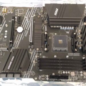 SALE OUT. MSI B550-A PRO | Processor family AMD | Processor socket AM4 | DDR4 DIMM | Memory slots 4 | Supported hard disk drive interfaces SATA, M.2 | Number of SATA connectors 6 | Chipset AMD B550 | ATX | USED, REFURBISHED.WITHOUT ORIGINAL PACKAGING, MANUALS AND ACCESORIES ONLY BACK PANEL