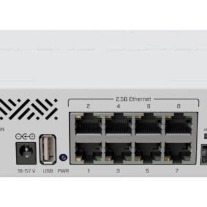 MikroTik | Cloud Router Switch | CRS310-8G+2S+IN | Rackmountable | Gigabit Ethernet (copper) ports quantity 8 | SFP+ ports quantity 2