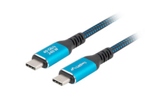 original Lanberg | USB-C M/M 4.0 CABLE 240W 8K 60HZ | CA-CMCM-44CU-0005-BK