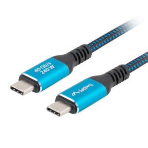 Lanberg | USB-C M/M 4.0 CABLE 240W 8K 60HZ | CA-CMCM-44CU-0005-BK