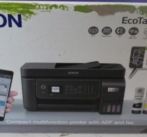 SALE OUT. Epson EcoTank L5310, 4-in-1, Print, Scan, Copy, Fax | Epson | Multifunctional printers | EcoTank L5310 | Inkjet | Colour | A4 | Wi-Fi | Black | DAMAGED PACKAGING AND CHARGER