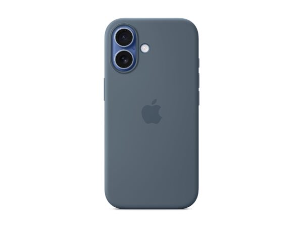 Apple iPhone 17 Silicone Case with MagSafe - Anchor Blue | Apple