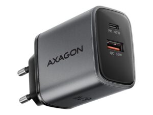 AXAGON Wall charger 67W, 2x port (USB-A + USB-C) PD3.0/PPS/QC4+/SFC 2.0/Apple | ACU-PQ67