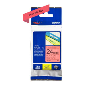 Brother | TZe-451 Laminated Tape | Black On Red | TZe | 8 m | 2.4 cm Brother | TZe-451 Laminated Tape | Black On Red | TZe | 8 m | 2.4 cm