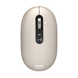 PORT CONNECT Mouse | PURE MAC | Wireless | Bluetooth | Beige Perle