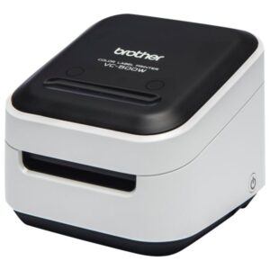 Brother VC-500W | Colour | ZINK Zero-Ink | Label Printer | Wi-Fi | Black/ grey