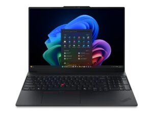 original Lenovo ThinkPad E16 G4 Intel | Black | 16 ” | IPS | WUXGA | 1920 x 1200 pixels | Anti-glare | Intel Core Ultra 5 | 325 | 16 GB | SODIMM DDR5 | Solid-state drive capacity 512 GB | Intel Graphics | Windows 11 Pro | 802.11be | Bluetooth version 5.4 | Keyboard language English | Keyboard backlit | Warranty 36 month(s) | Battery warranty 12 month(s)