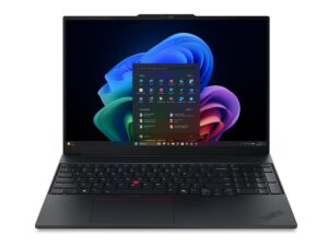 original Lenovo ThinkPad E16 G4 Intel | Black | 16 ” | IPS | WUXGA | 1920 x 1200 pixels | Anti-glare | Intel Core Ultra 7 | 355 | 16 GB | SODIMM DDR5 | Solid-state drive capacity 512 GB | Intel Graphics | Windows 11 Pro | 802.11be | Bluetooth version 5.4 | Keyboard language English | Keyboard backlit | Warranty 36 month(s) | Battery warranty 12 month(s)