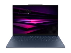 Lenovo Yoga Slim 7 14Q8Y11 Snapdragon | Cosmic Blue | 14 ” | OLED | WUXGA | 1920 x 1200 pixels | Glossy | Snapdragon X2 Plus | X2P-42-100 | 16 GB | Soldered LPDDR5X | Solid-state drive capacity 512 GB | Qualcomm Adreno GPU | Windows 11 Home | 802.11be | Bluetooth version 5.4 | Keyboard language English | Keyboard backlit | Warranty 24 month(s) | Battery warranty 12 month(s)
