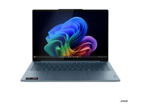 original Lenovo Yoga Slim 7 14AKP10 AMD | Tidal Teal | 14 ” | OLED | WUXGA | 1920 x 1200 pixels | Glossy | AMD Ryzen AI 5 | 330 | 16 GB | Soldered LPDDR5X | Solid-state drive capacity 512 GB | AMD Radeon 820M Graphics | Windows 11 Home | 802.11be | Bluetooth version 5.4 | Keyboard language English | Keyboard backlit | Warranty 24 month(s) | Battery warranty 12 month(s)