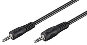 original Goobay | AUX audio connector cable | 50449 | 3.5 mm male (3-pin, stereo) | 3.5 mm male (3-pin, stereo)